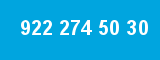 922 274 50 30